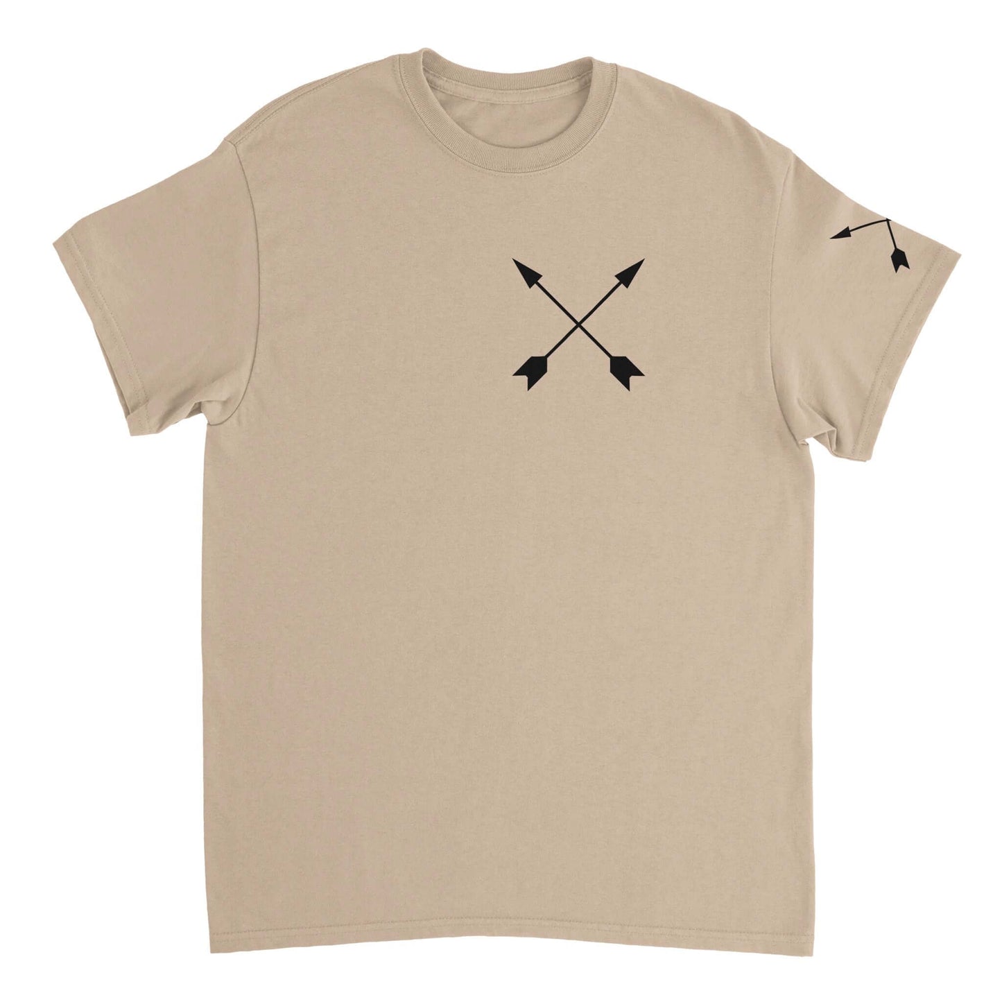 Crossed Arrows - Heavyweight cotton t-shirt
