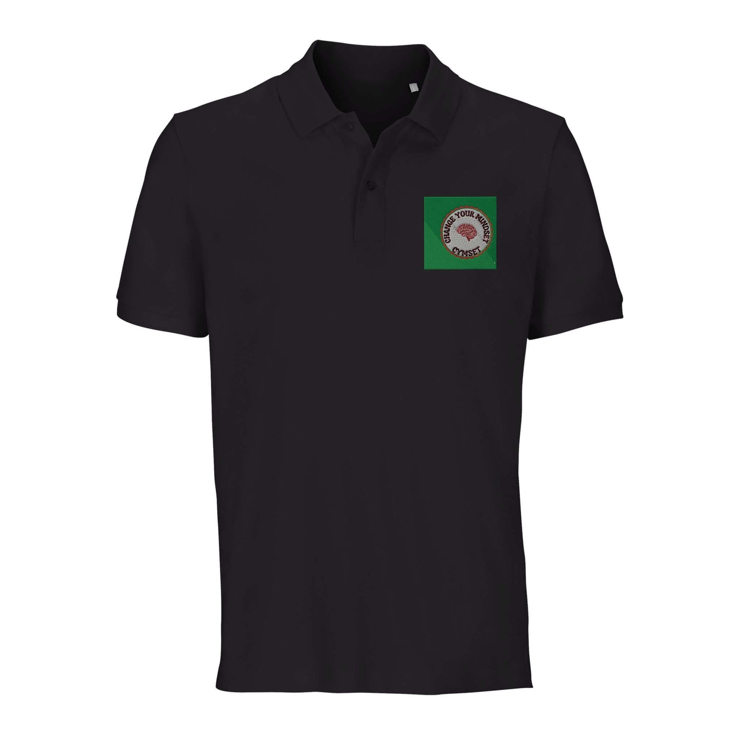 Polo shirt - with the words change your mindset, cymset