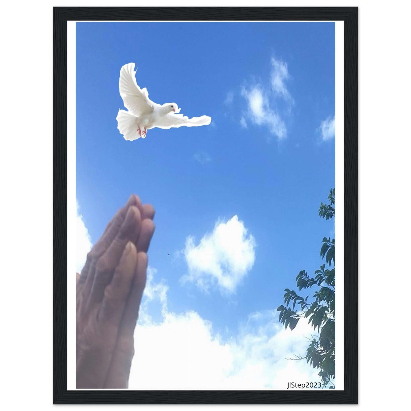 Pray - Premium Matte Paper Wooden Framed Poster