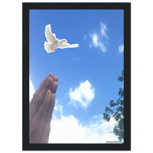 Pray - Premium Matte Paper Wooden Framed Poster