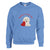 Unisex cotton sweatshirt in blue with "Babes U Got Me" text and a cute puppy graphic, perfect as a love gift.
