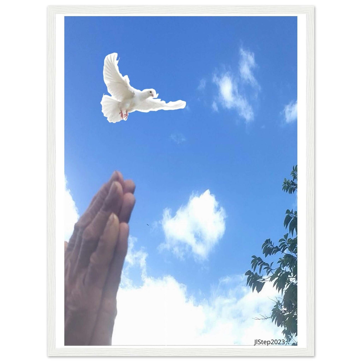 Pray - Premium Matte Paper Wooden Framed Poster