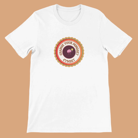 Change your mindet cymset  t-shirt white