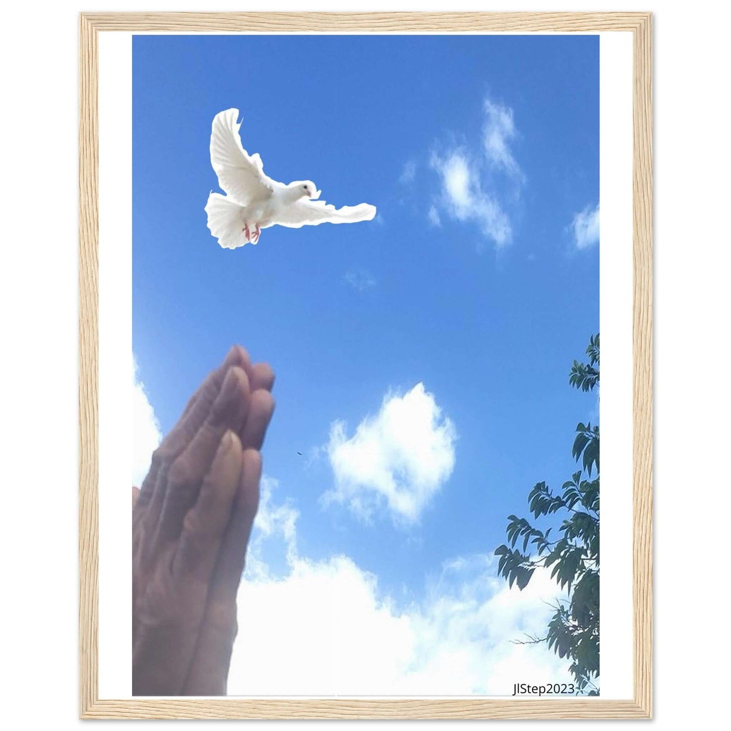 Pray - Premium Matte Paper Wooden Framed Poster