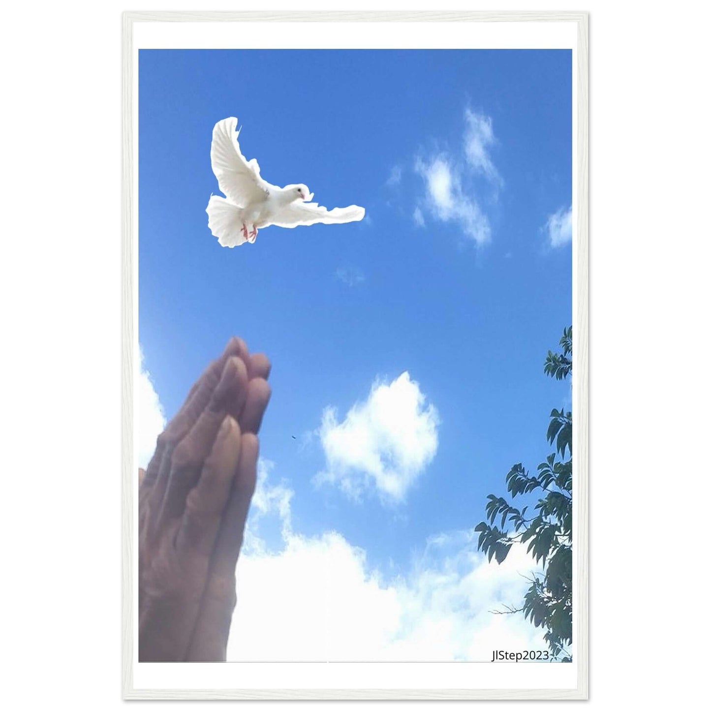 Pray - Premium Matte Paper Wooden Framed Poster